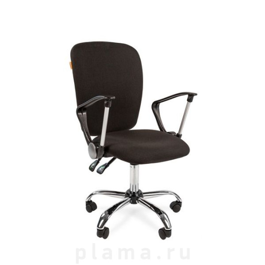 Офисное кресло черное Тайпит 9801 хром 7002745
