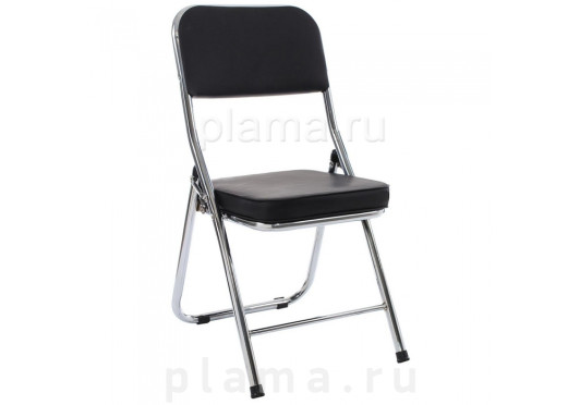 Стул из кожзама черный Woodville Chair 11070