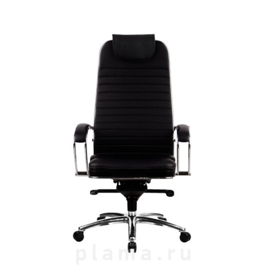 Офисное кресло кожаное черное Metta KL-1.02 Samurai KL-1.02 Black