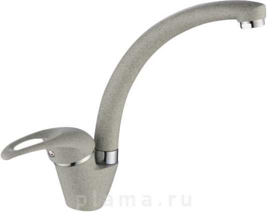 Смеситель Paulmark Holstein Ho212057-310 для кухонной мойки, серый plama.ru