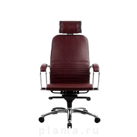 Офисное кресло кожаное бордовое Metta K-2.02 Samurai K-2.02 Bordeaux