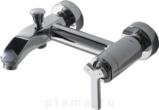 Смеситель Bravat Waterfall F673107C-01 для ванны с душем plama.ru