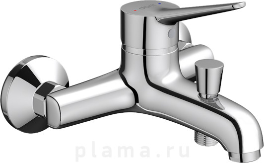 Смеситель Dorff Optima D2010008 для ванны с душем plama.ru