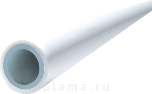 Труба полипропиленовая Kalde AL Oxy-Supperpipe PN25 63х10,5 (штанга: 4 м) алюминий