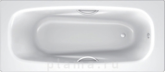 Стальная ванна BLB Universal B70H handles (уценка: после реставрации)