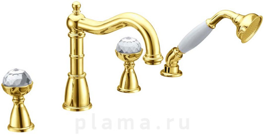 Смеситель Boheme Imperiale 392 на борт ванны plama.ru