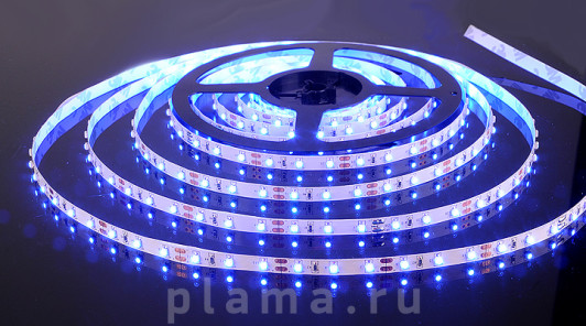  3528/60 LED 4.8W IP20 [белая подложка] синий свет