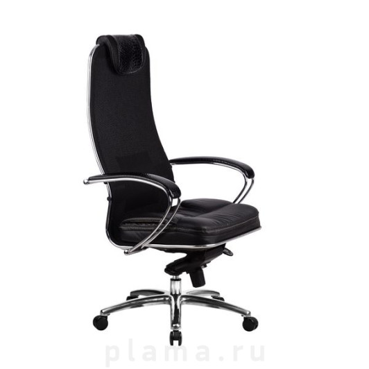Офисное кресло Metta SL-1.02 Samurai SL-1.02 Python Edition Черный плюс