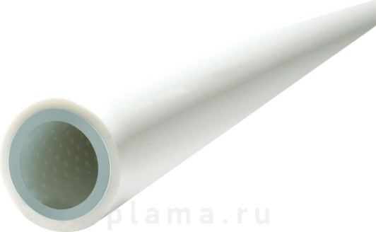 Труба полипропиленовая Kalde AL-Supperpipe PN25 63х10,5 (штанга: 4 м) перфорированный алюминий