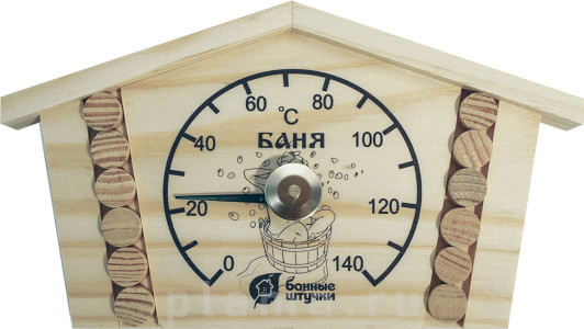 Термометр для бани и сауны Банные штучки 18014 Избушка