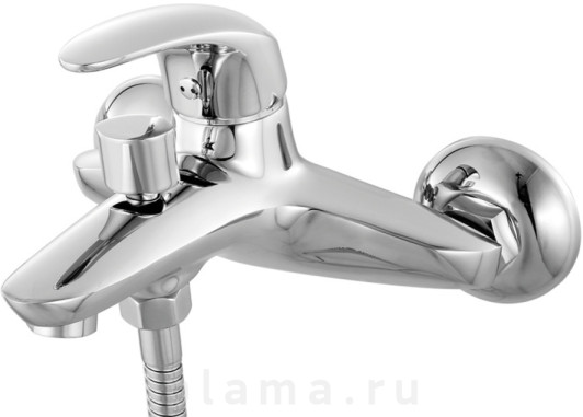 Смеситель Iddis Leaf LEASB00I02WA для ванны с душем plama.ru