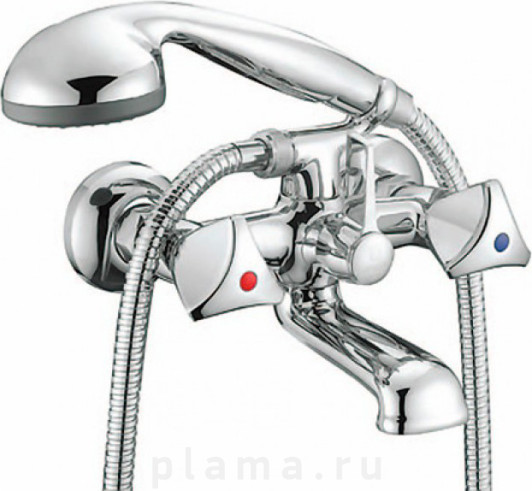 Смеситель SMARTsant Бэйс SM060003AA для ванны с душем plama.ru