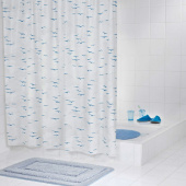 Штора для ванной Ridder Sylt 32413 голубой, 240x180
