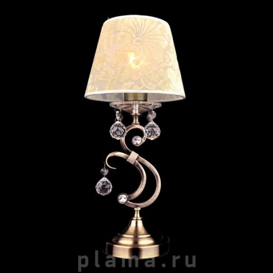 1448 1448/1T античная бронза Strotskis настольная лампа