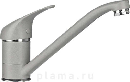 Смеситель Granula GR-1023 для кухонной мойки, базальт plama.ru