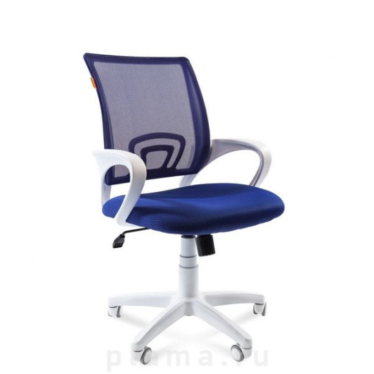 Офисное кресло синее Тайпит 696 белый пластик 7014839