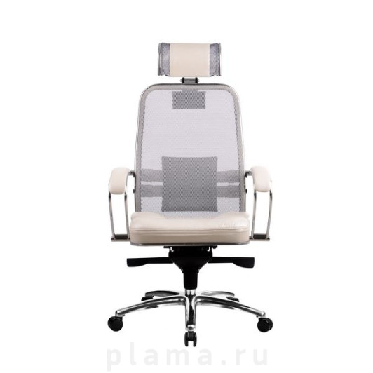 Офисное кресло белое Metta SL-2.02 Samurai SL-2.02 White Swan