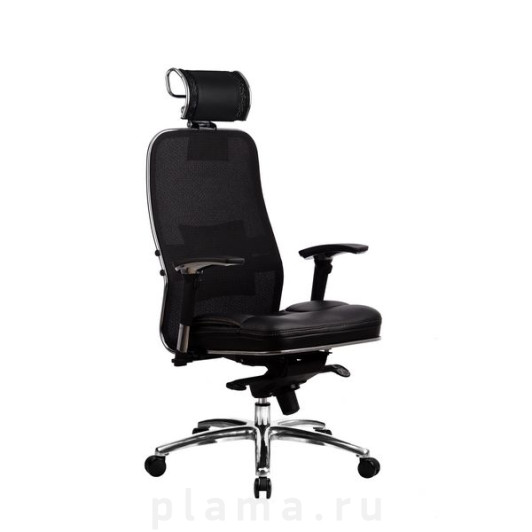 Офисное кресло черное Metta SL-3.02 Samurai SL-3.02 Черный плюс