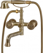 Смеситель Bronze de Luxe 10119P для ванны с душем plama.ru