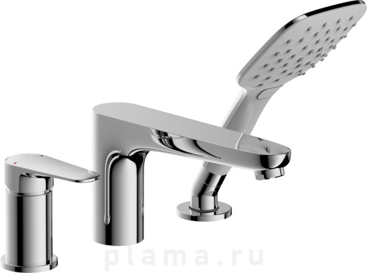 Смеситель Bravat Iguassu F5173218CP-1-RUS на борт ванны plama.ru