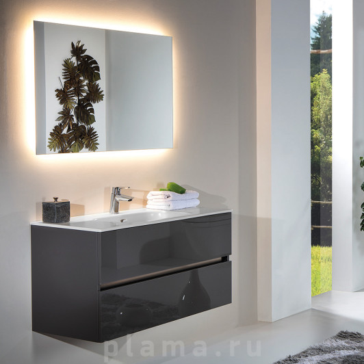 Мебель для ванной Armadi Art Vallessi 100 антрацит