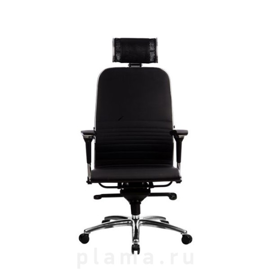 Офисное кресло кожаное черное Metta K-3.02 Samurai K-3.02 Black
