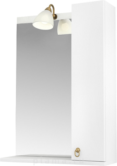 Зеркало-шкаф Triton Реймс 60 R с подсветкой, белый