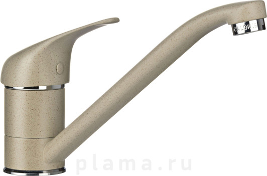 Смеситель Granula GR-1023 для кухонной мойки, песок plama.ru