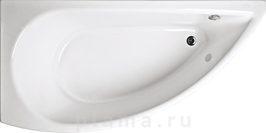 Акриловая ванна 1MarKa Piccolo L 150x75, с каркасом (уценка: трещина)