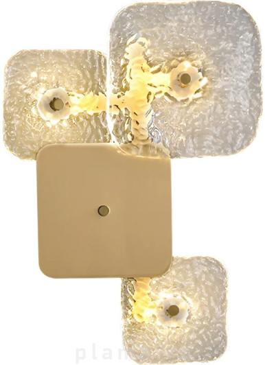 Wall lamp MT9050-3W brass