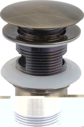 Донный клапан для раковины 1 Orange X1-004br бронза (уценка: выставочный экземпляр)