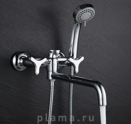 Смеситель D&K Hessen Goethe для ванны с душем plama.ru