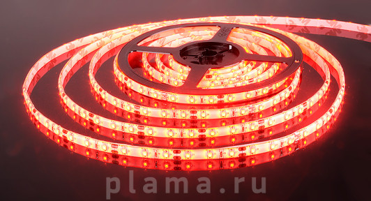  3528/60 LED 4.8W IP65 [белая подложка] красный свет