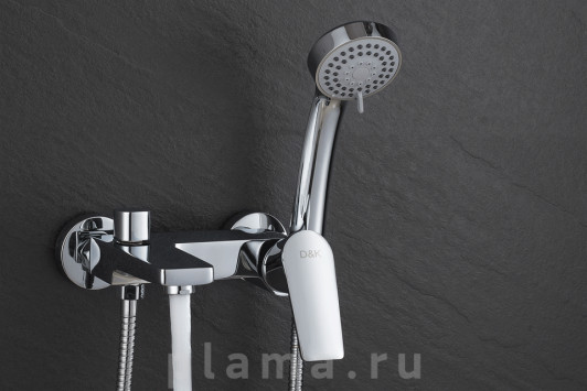 Смеситель D&K Lessing Rhein DA1323201 для ванны с душем plama.ru