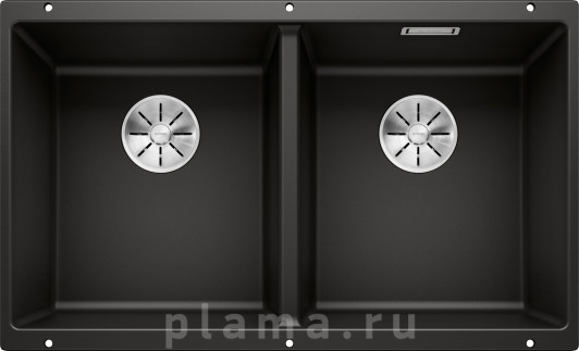 Мойка кухонная Blanco Subline 350/350-U черная
