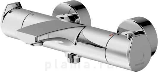Термостат Bravat Nizza F6353387CP-01-RUS для ванны с душем plama.ru