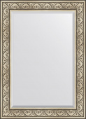 Зеркало Evoform Exclusive BY 3476 80x110 см барокко серебро