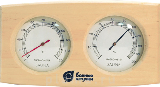 Термометр с гигрометром Банные штучки 18024