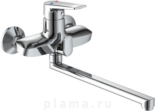 Смеситель Aquanet Bath & basin SD91669A универсальный plama.ru