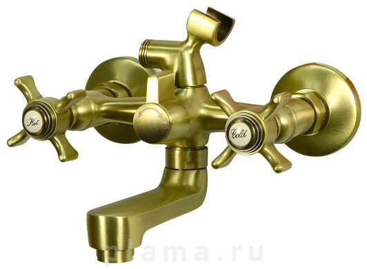 Смеситель Agger Retro-X A1721288 для ванны с душем plama.ru
