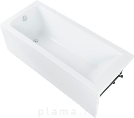 Акриловая ванна Aquanet Bright 170x70 с каркасом, белая