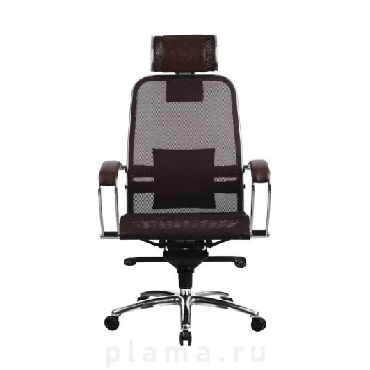 Офисное кресло коричневое Metta S-2.02 Samurai S-2.02 Dark brown