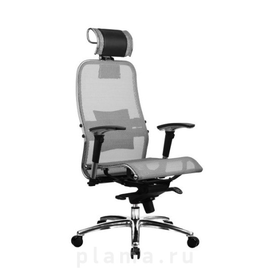 Офисное кресло серое Metta S-3.02 Samurai S-3.02 Gray