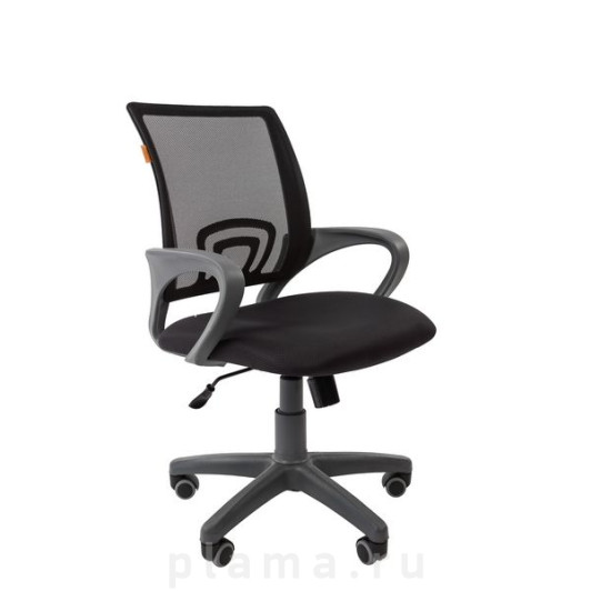 Офисное кресло черное Тайпит 696 серый пластик 7020055