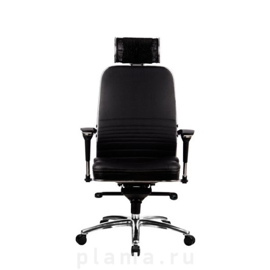 Офисное кресло кожаное Metta KL-3.02 Samurai KL-3.02 Python Edition Черный