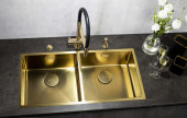 Мойка кухонная Omoikiri Taki 86-2 светлое золото