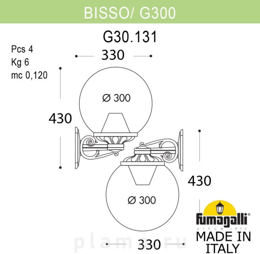 GLOBE 300 G30.131.000.BXF1RDN