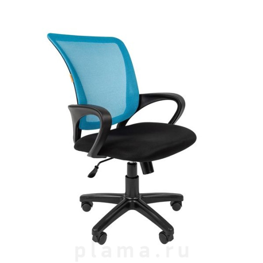 Офисное кресло голубое Тайпит 969 7022781