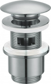 Донный клапан для раковины Cezares CZR-SAT5-01 с переливом, хром