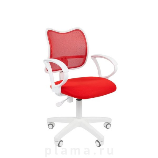 Офисное кресло красное Тайпит 450 LT белый пластик 7019778